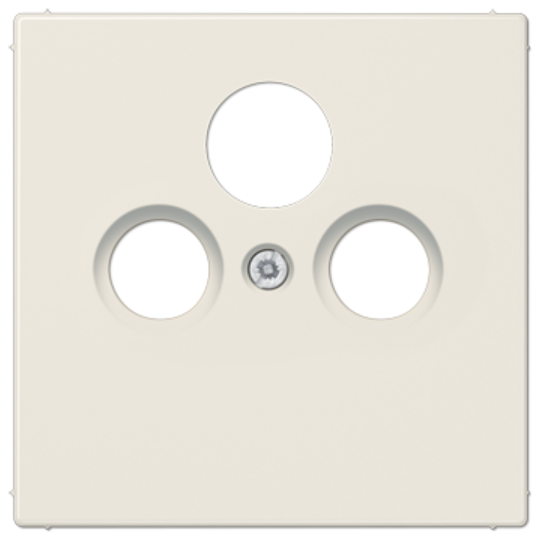 Nosegplāksne SAT/TV ligzdai, krēmkrāsas, LS990