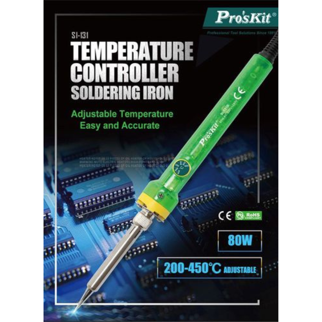 Lodāmurs 80W ar temperatūras kontroli, ProsKit