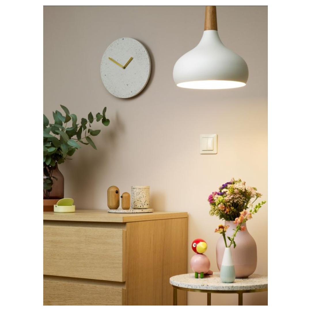 Slēdzis 1+1 10AX, bēšs, Sedna Design