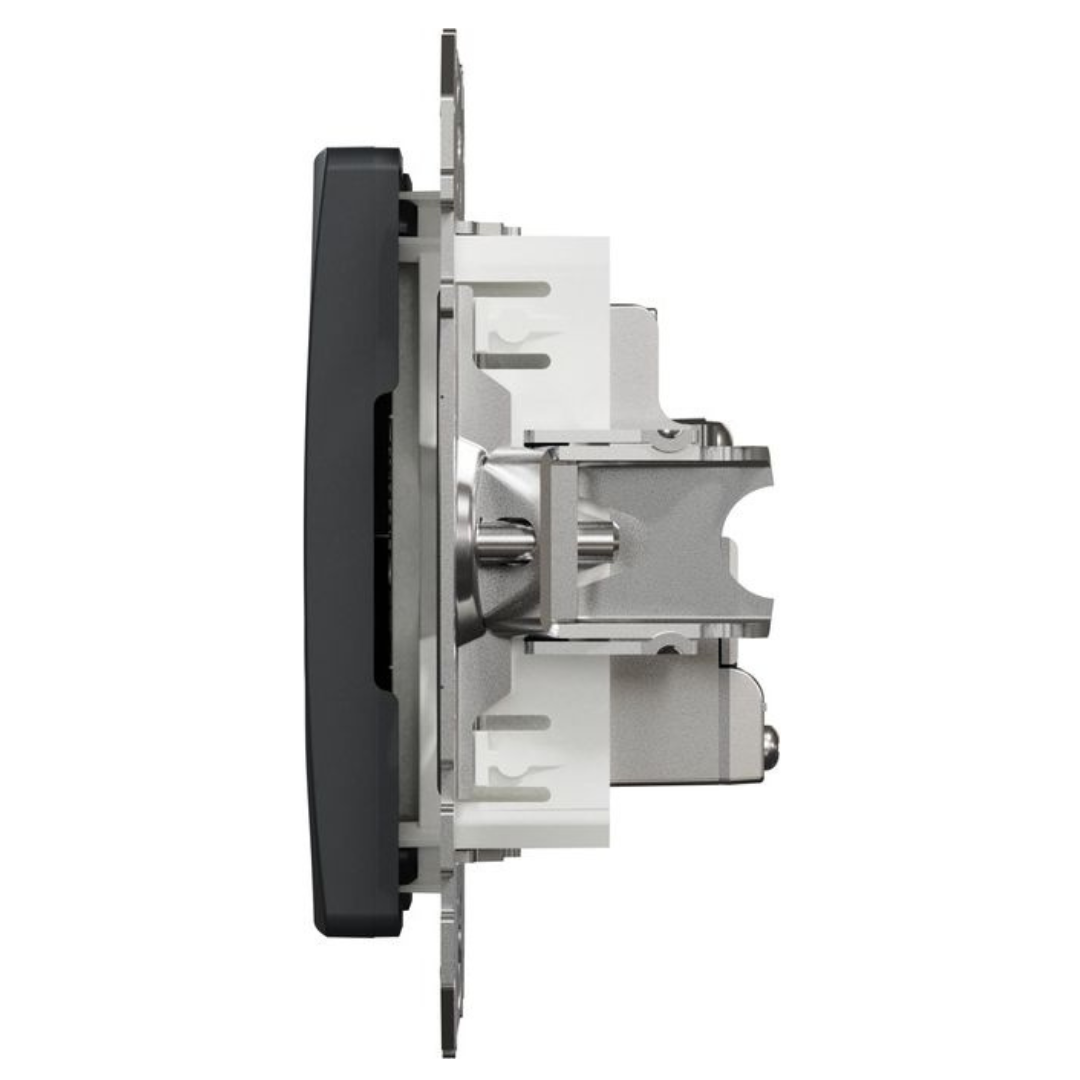 TV ligzda caurejoša 7dB, antracīts, Sedna Design