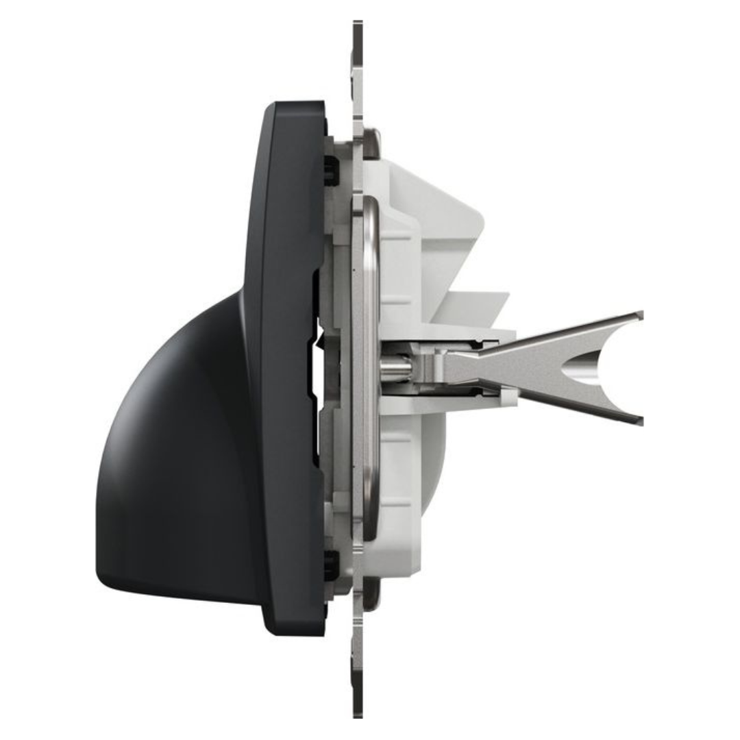 Kabeļu izvads, antracīts, Sedna Design