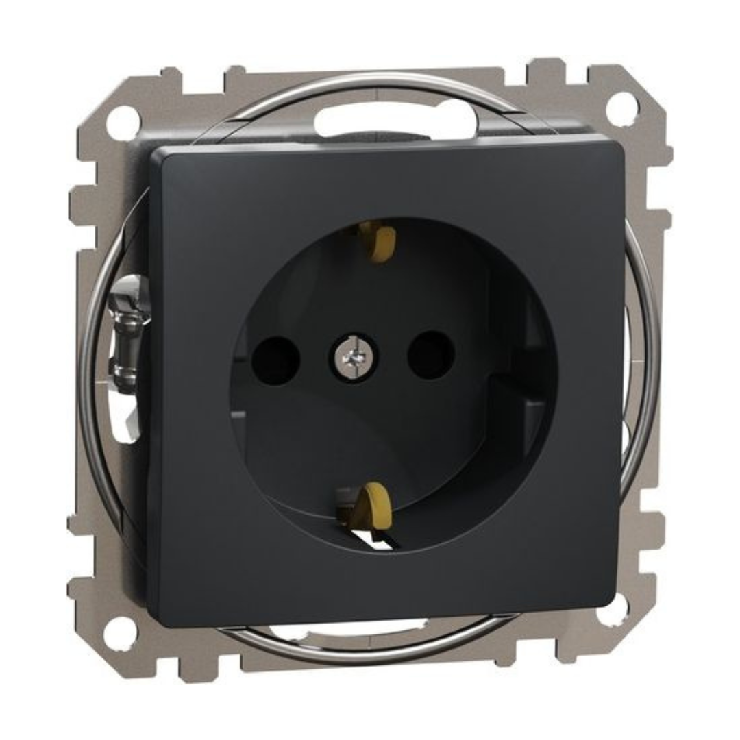 Kontaktligzda a/z, antracīts, Sedna Design