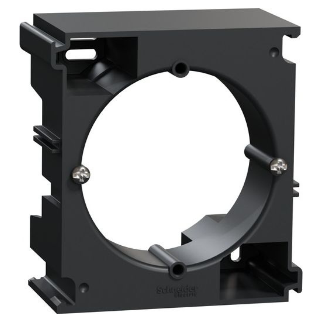 Vairāku vietu virsapmetuma montāžas kārba, antracīts, Sedna Design