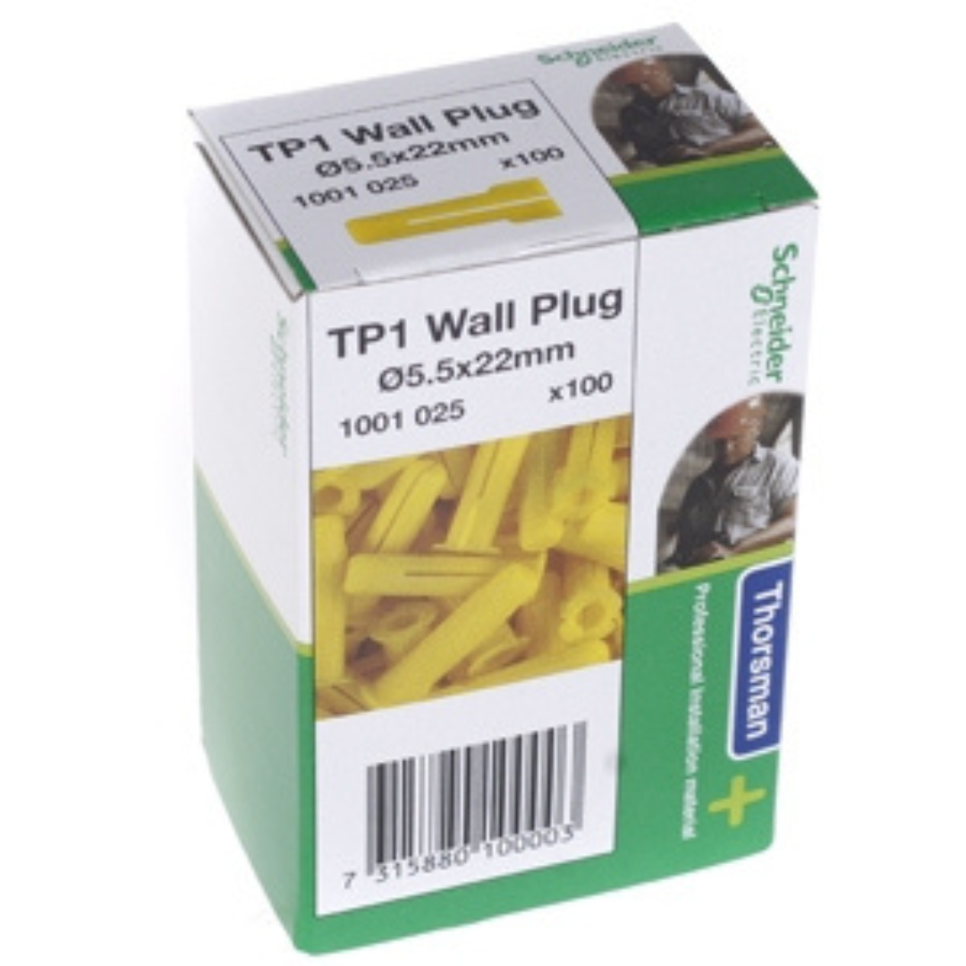 Dībelis TP 5x25 mm, 100gab., Thorsman, Schneider Electric
