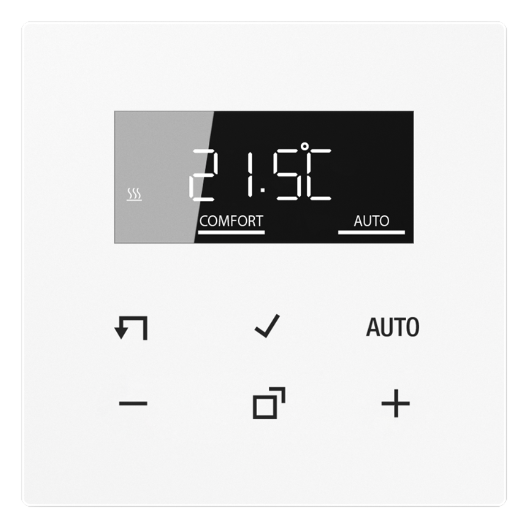 Termoregulators ar displejs, programmējams, balts, LS990
