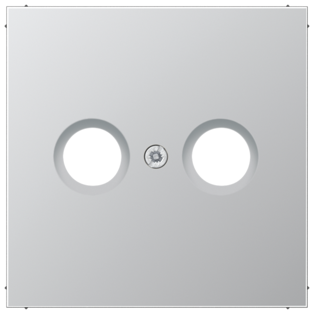 Metāliskā nosegplāksne TV ligzdai, alumīnijs, LS990