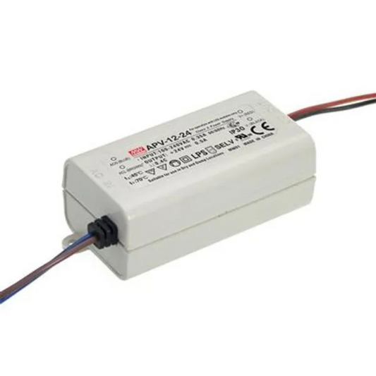LED barošanas bloks, 24V DC, 0.5A, 12W, IP30, MEAN WELL