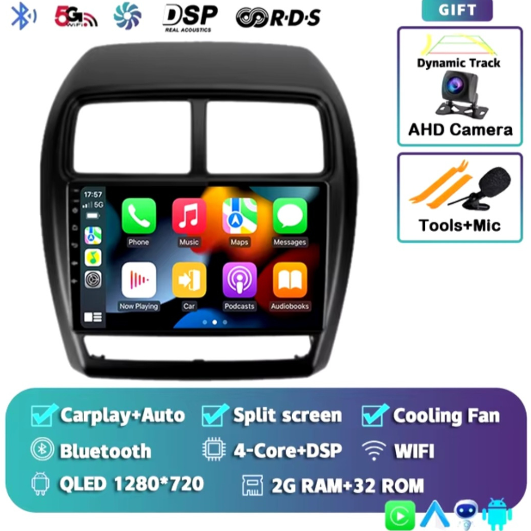 Automašīnas Mitsubishi ASX multimēdiju sistēma uz Android 14, ražošanas gads 2016-2022