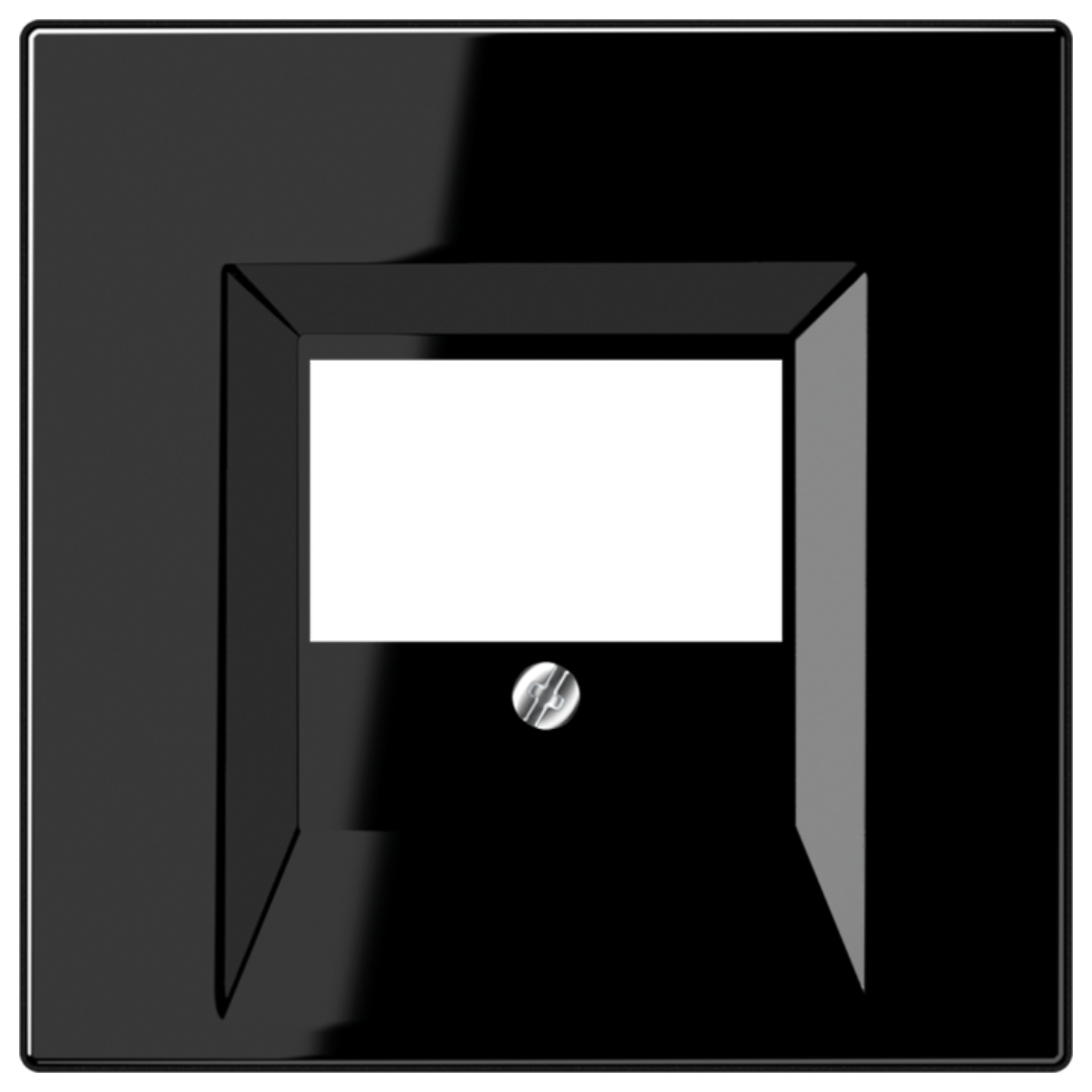 Nosegplāksne Audio ligzdai, melna, LS990