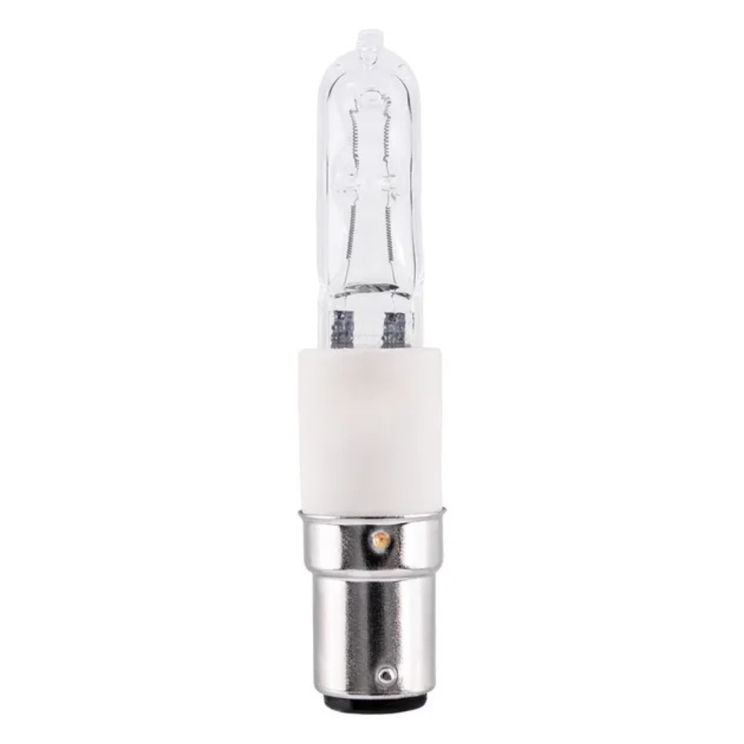 Halogēna spuldze CERAM, CR-T, 100W, B15d, T13, 1420lm, h=84mm, Patron