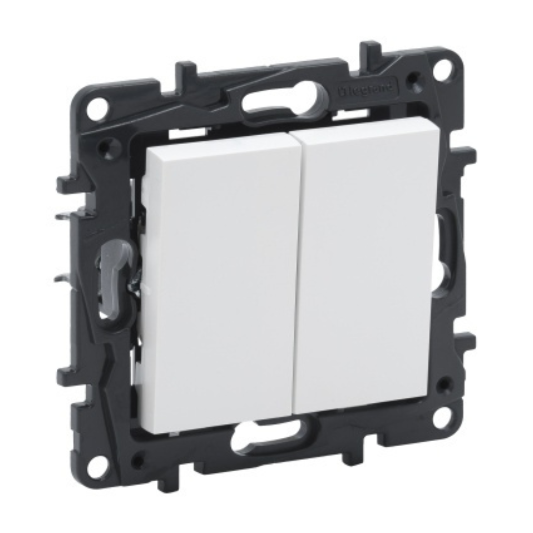 Dubultpārslēdzis, balts, Niloe STEP