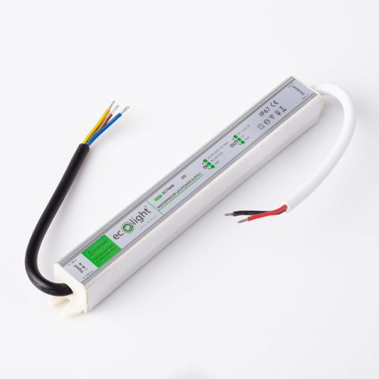 Barošanas bloks, 30W, 2.5A, IP67, 12V DC, EC79608, ECOLIGHT