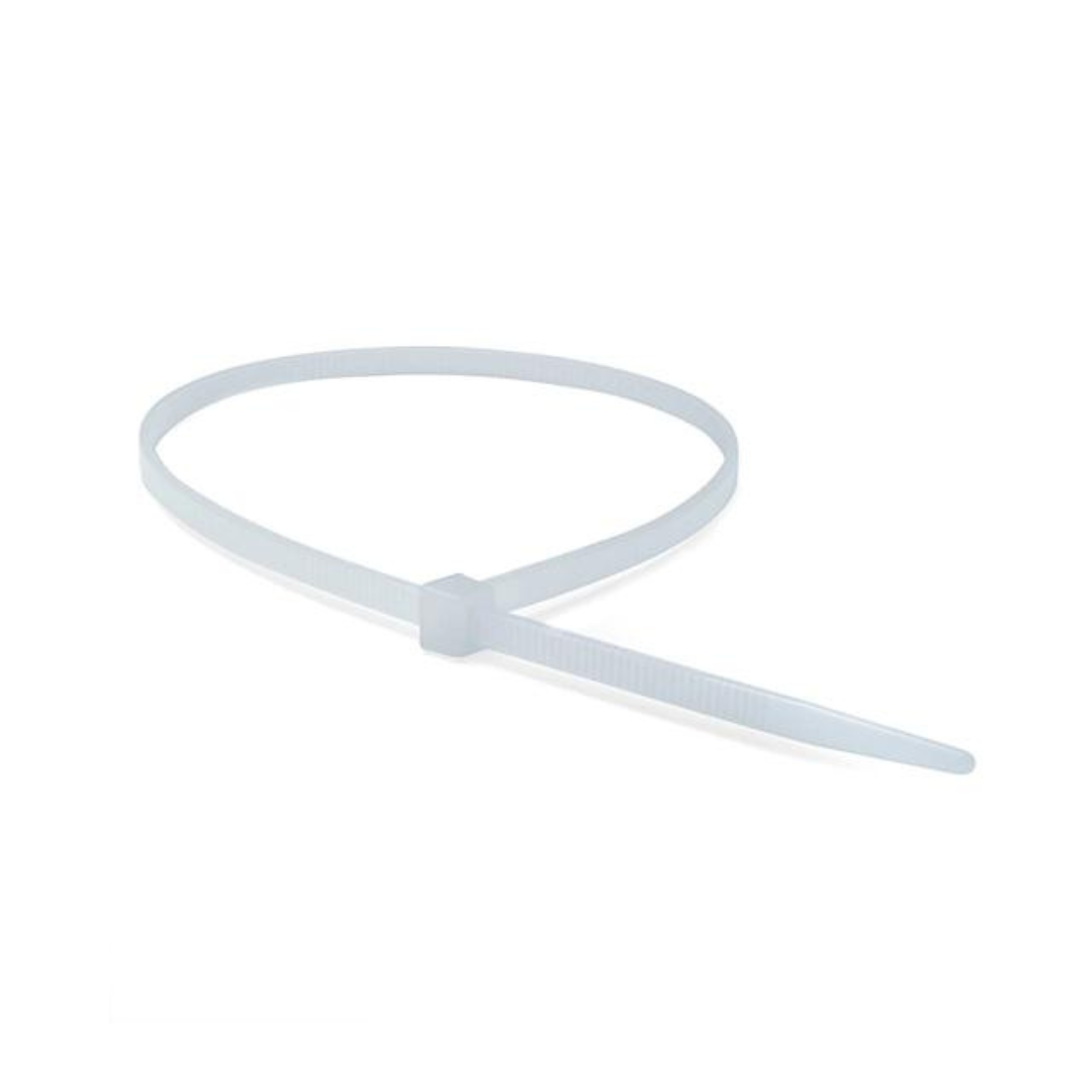 Kabeļu savilces 4.5x360mm, baltas, 100gab., SCAME