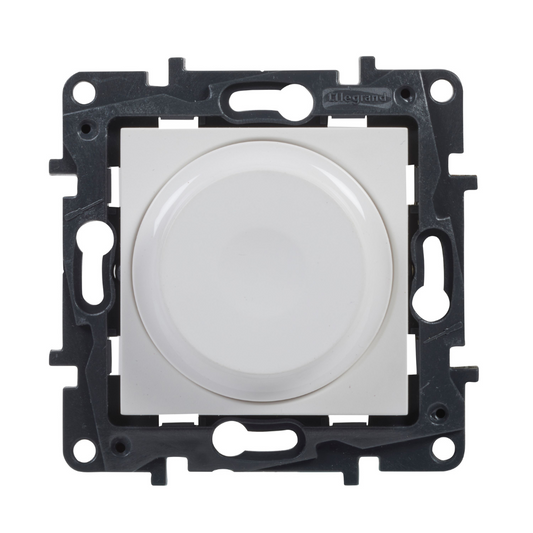 Universāls rotējams LED dimmeris RC/RL 5-300W, balts, Niloe STEP