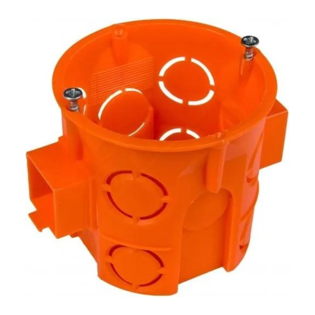 Instalācijas kārba ar skrūvem, savienojama, dziļa, PK-60, 0285-01, Elektro-Plast