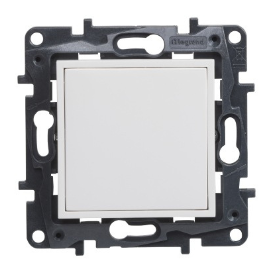 Centrālā plate TUKŠA, balta, Niloe STEP