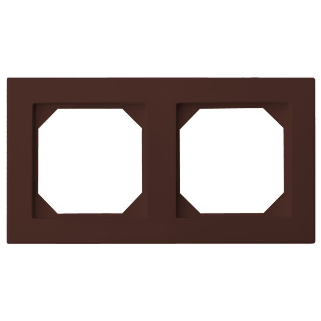 Rāmis 2-vietīgs (bez atstarpes no sienas), brūns, Liregus EPSILON