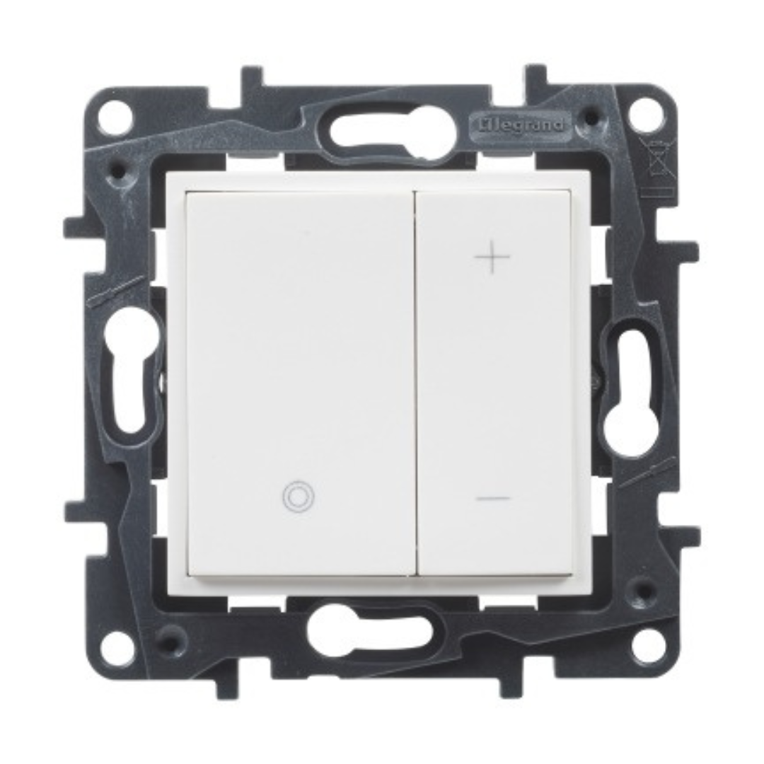 Universāls LED tastdimmeris RLC 3-75W, balts, Niloe STEP