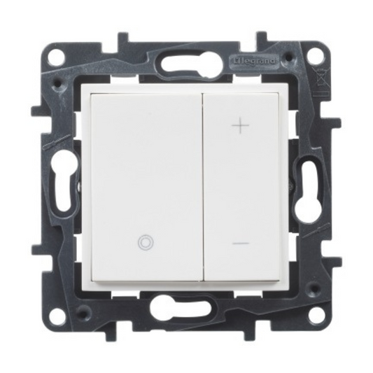 Universāls LED tastdimmeris RLC 3-75W, balts, Niloe STEP