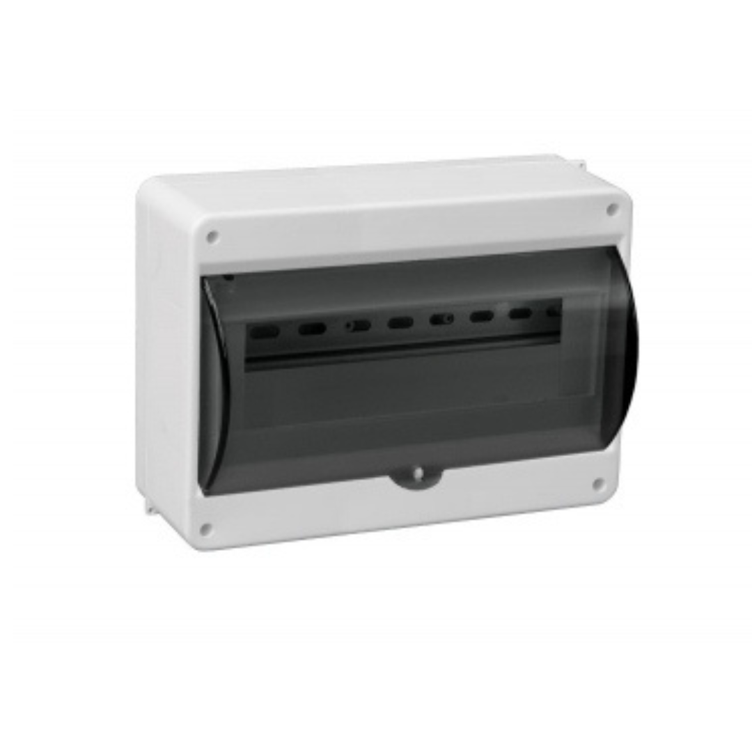 Sadale virsapmetuma 12 moduļi ar caurspīdīgām durvīm IP40