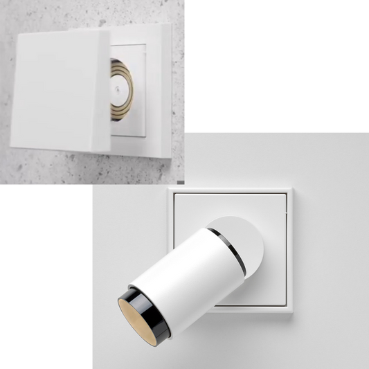 Centrālā plate gaismekļiem Plug & Light, balta, LS990