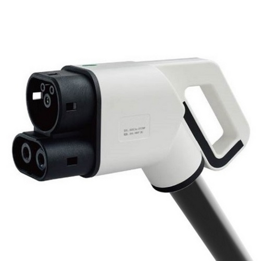 Elektromobiļa kontaktdakša CCS Combo 2, 200A, trīsfāžu, ar 5m kabeli