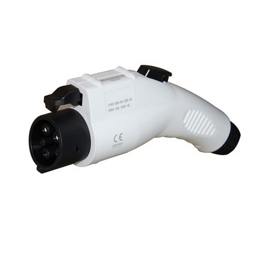 Elektromobiļa kontaktdakša, Type 1 (Female), 32A, vienfāžu