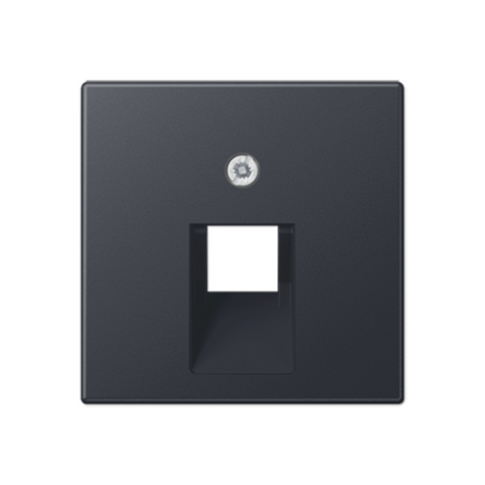 Nosegplāksne IAE/UAE datu ligzdai, 1xRJ45, antracīts, A500