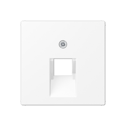 Nosegplāksne IAE/UAE datu ligzdai, 1xRJ45, matēta sniegbalta, A500