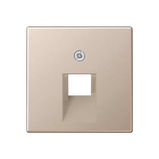 Nosegplāksne IAE/UAE datu ligzdai, 1xRJ45, šampanieša krāsa, A500