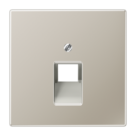 Metāliskā nosegplāksne IAE/UAE datu ligzdai, 1xRJ45, nerūsējošais tērauds, LS990