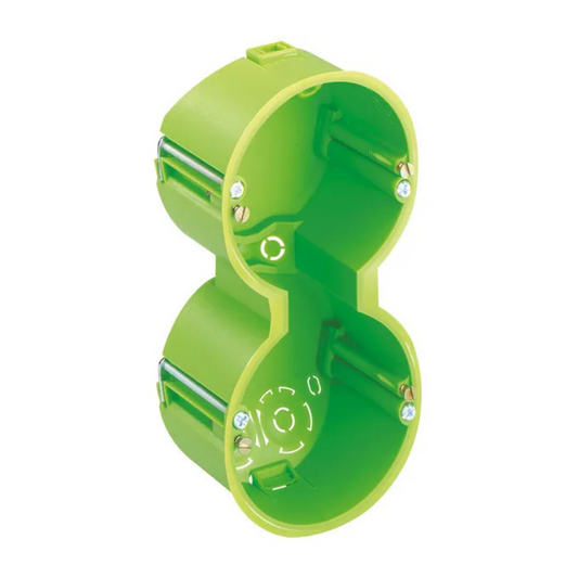 Montāžas kārba reģiša sienai 2-vietīga, Ø68xh50mm, Spelsberg