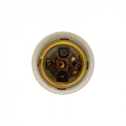 Keramiska patrona E27 ar turētājskavu, ECOLIGHT