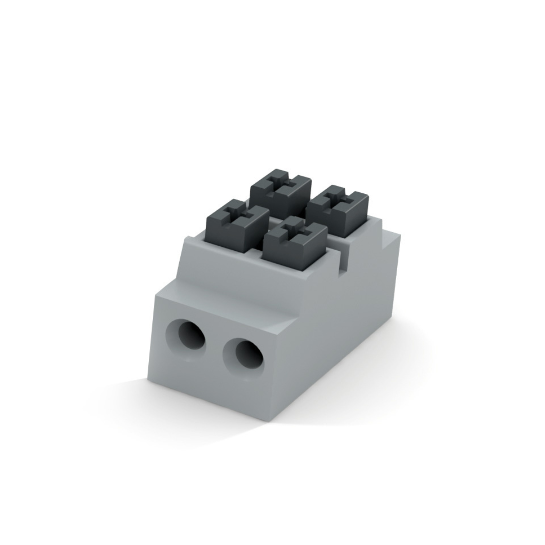 Taisna savienojuma uzmava ar gēlu IP68, ar divu polu spaiļu bloku 0.5-1.5 mm2, kabeļiem ar diametru 0.75-2.5mm, EVO, Etelec