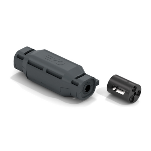 Taisna savienojuma uzmava ar gēlu IP68, ar trīs polu spaiļu bloku 0.75-2.5mm2, 300/500V kabeļiem ar diametru 6-8mm, EVO, Etelec