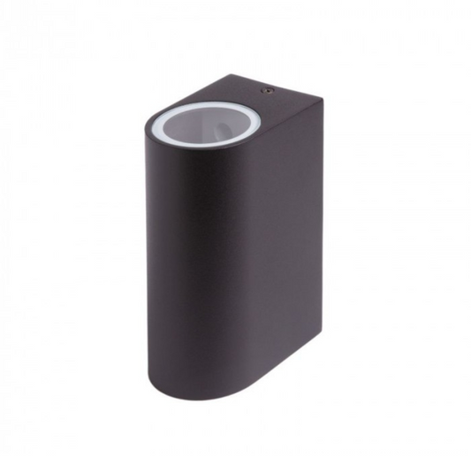 Fasādes gaismeklis OE-9, 2xGU10, IP44, melns, EC79087, ECOLIGHT