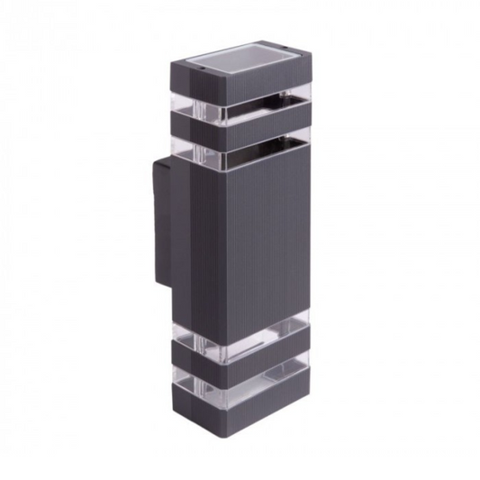 Fasādes gaismeklis OE-1S, 2XGU10, IP54, antracīts, EC79005, ECOLIGHT