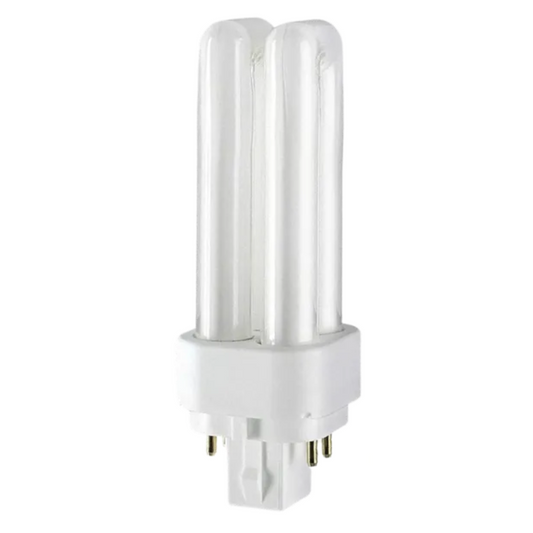 Kompaktā luminiscences spuldze, G24q-1, 4-pins, 13W, 830 spektrs (3000K), DULUX D/E, PATRON
