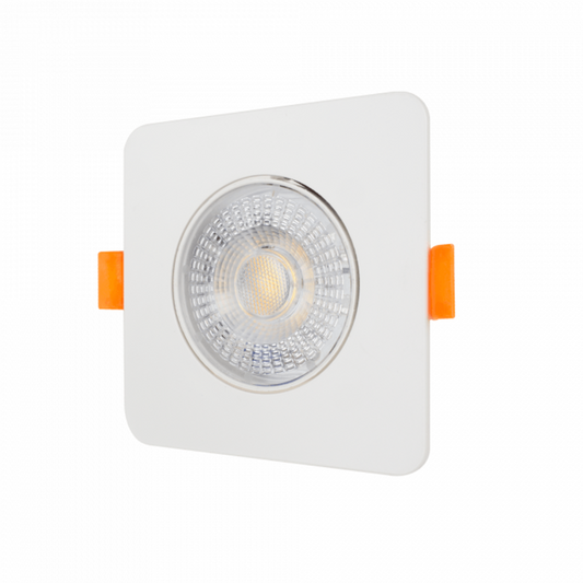 Gaismeklis LED, iebūvējams, Downlight, balts, ar maināmu jaudu - 3W/5W/7W un spektru - 3000K/4000K/6500K (CCT), ECOLIGHT
