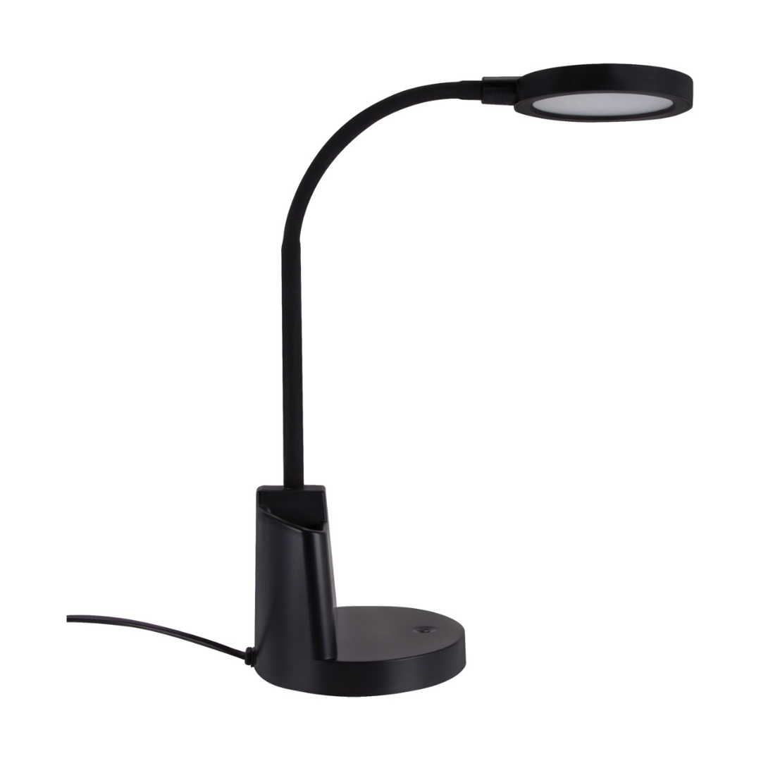 Galda lampa LABOR LED BLACK, 8.2W, 4000K, STRÜHM