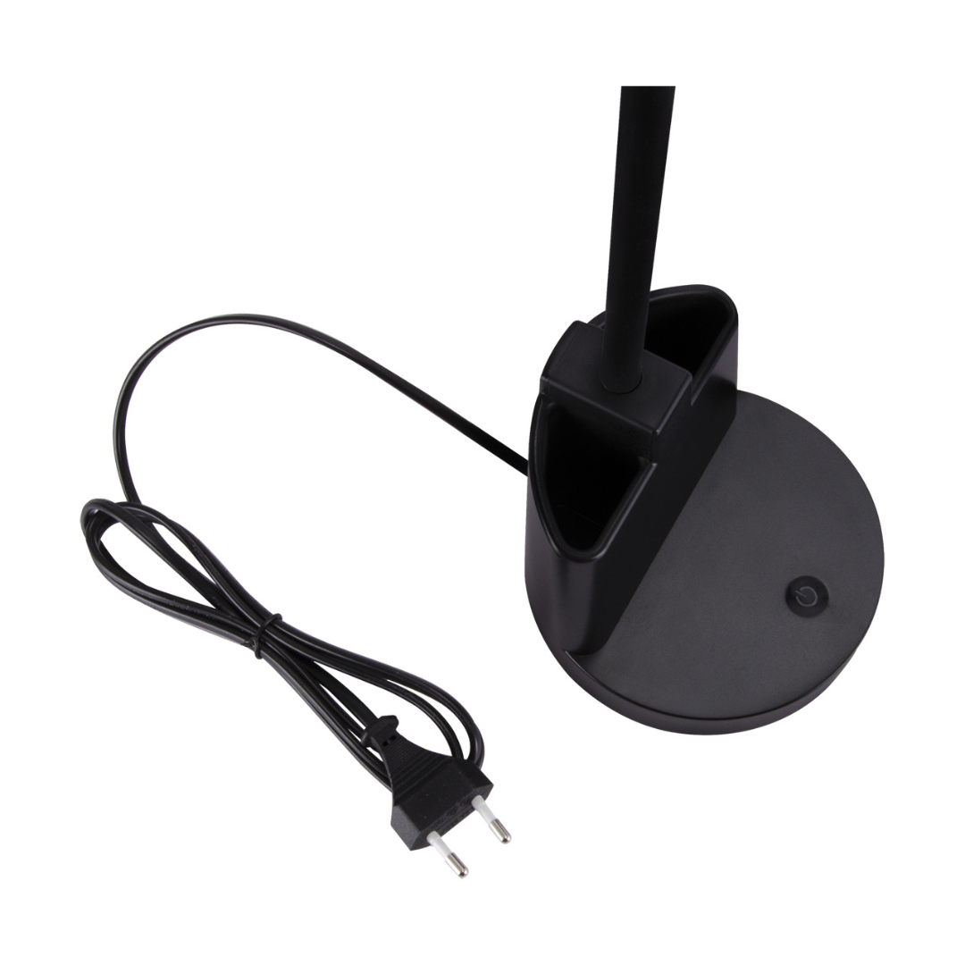 Galda lampa LABOR LED BLACK, 8.2W, 4000K, STRÜHM