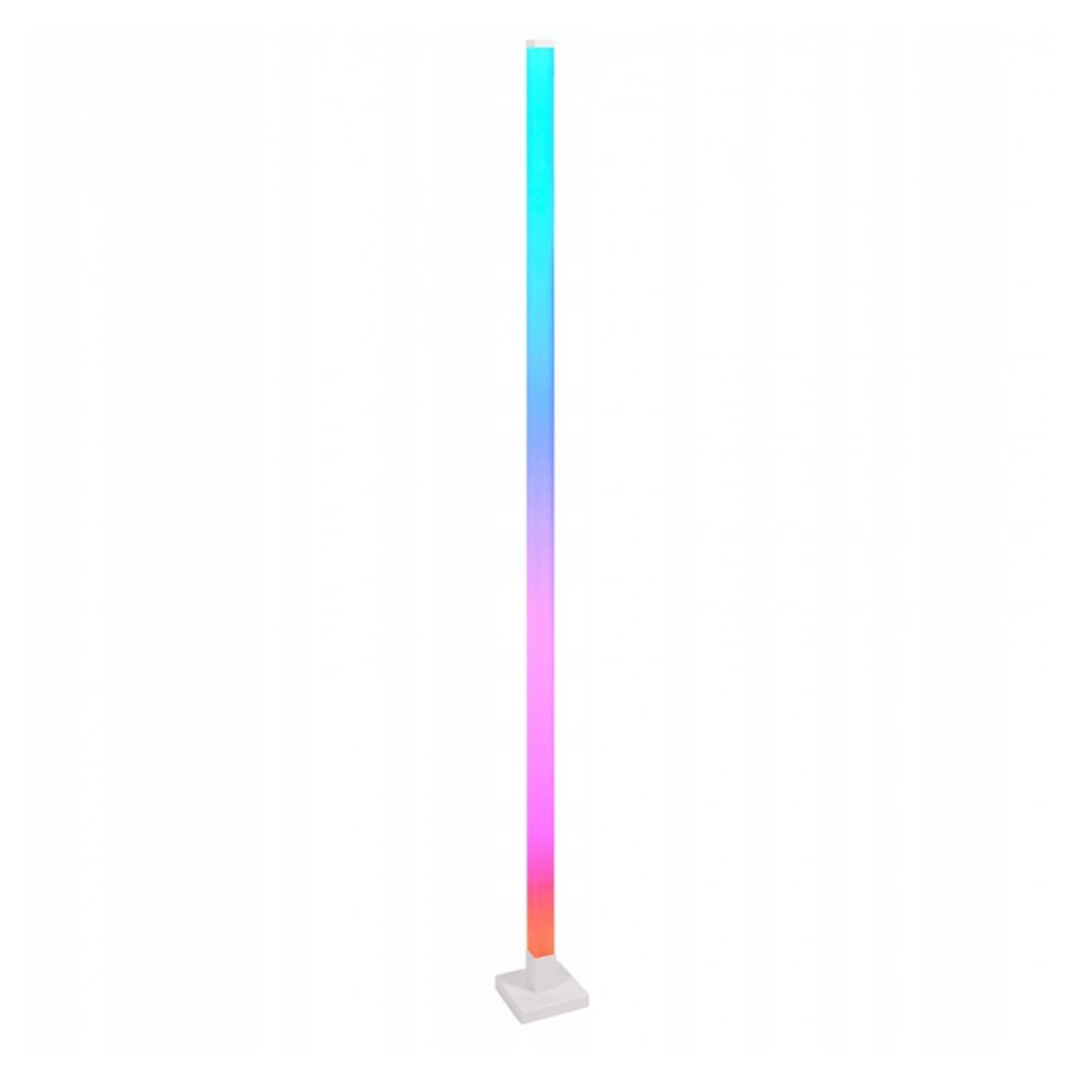 Grīdas lampa RGB, 10W, reaģē uz mūzikas ritmu, balta, WiFi, ar vadības iespēju no telefona - Tuya, ECOLIGHT