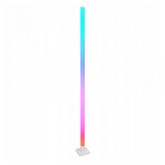 Grīdas lampa RGB, 10W, reaģē uz mūzikas ritmu, balta, WiFi, ar vadības iespēju no telefona - Tuya, ECOLIGHT