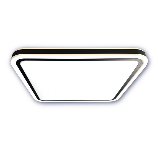 Griestu dimējams LED gaismeklis ar pulti, 48W, 5410lm, 4100K, IP44, 430x430mm, Spector Light