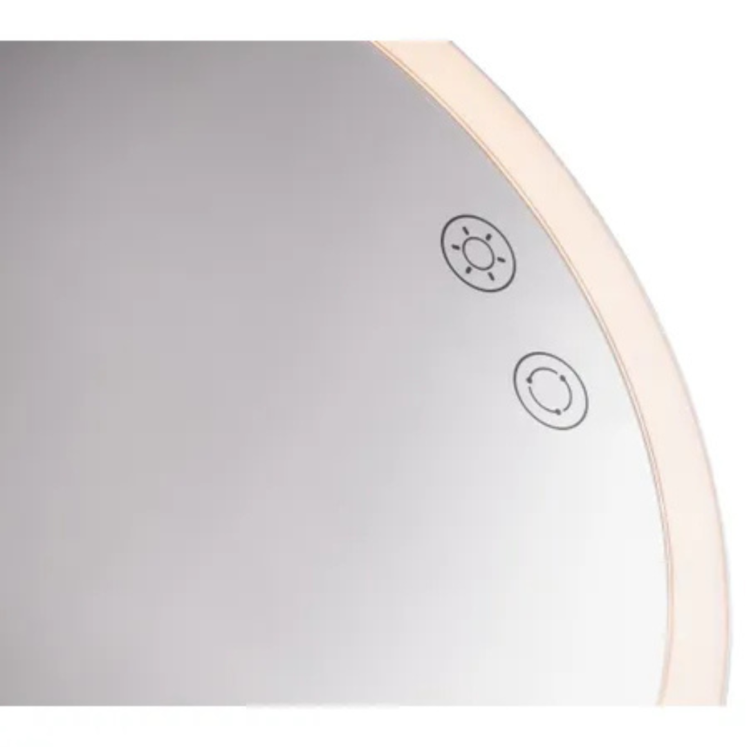 Galda lampa - spogulis, Makeup spogulis, 9W, 350lm, 2800-4200 K, uzlādējama 3000 mAh (uz pilnas uzlādes darbojas 5 stundas), var regulēt spožumu, THORGEON