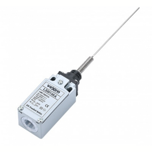 Gala slēdzis 1NO/1NC metāliskajā korpusā, IP65, ar metāla sviru, LSM106A, VEXEN