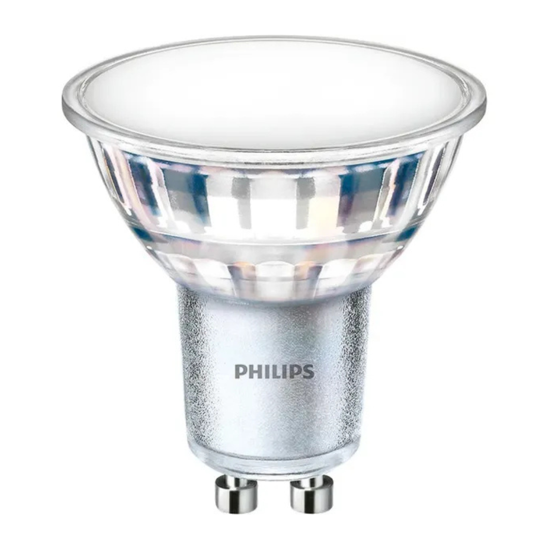 LED spuldze 4.9W, GU10, 4000K (neitrāla gaisma), 550lm, 220-240V/50Hz, 120D, Corepro, PHILIPS