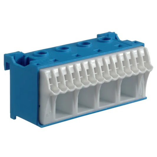 Nulles klemme 18, QC, N, 4x16mm2+14x4mm2, Hager