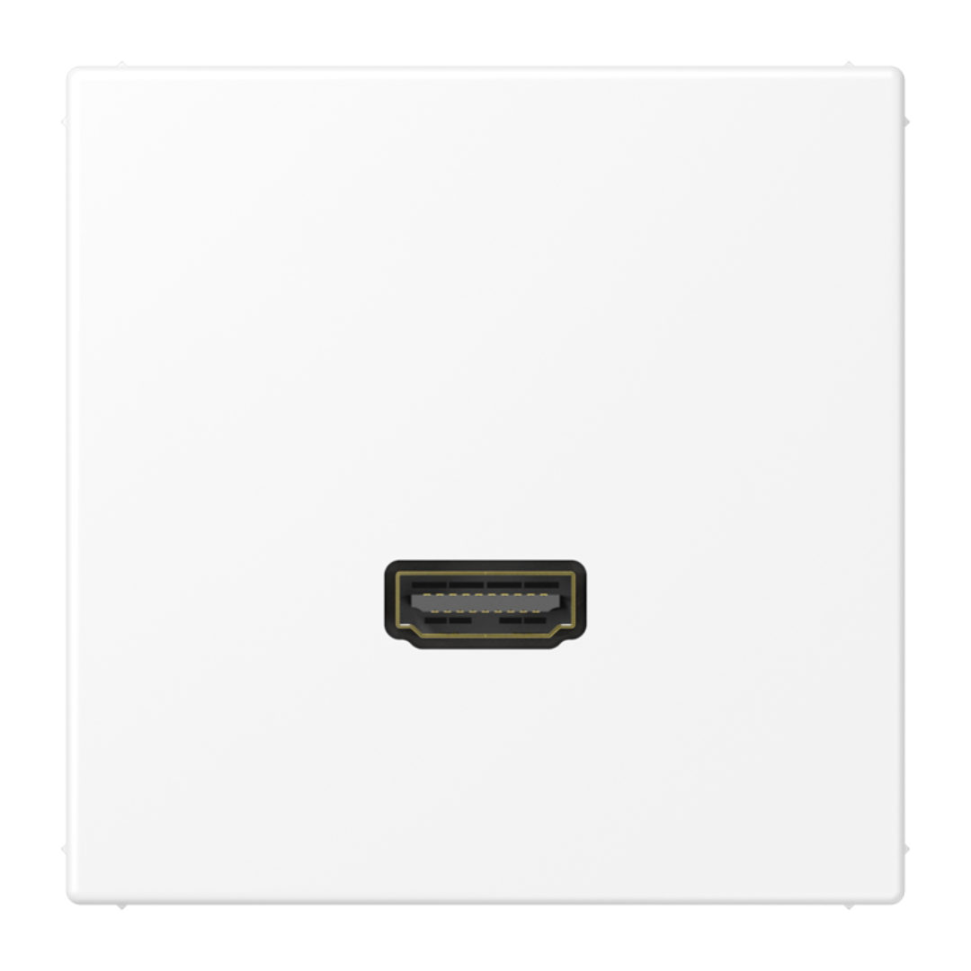 Multivides termināls HDMI, matēts sniegbalts, LS990