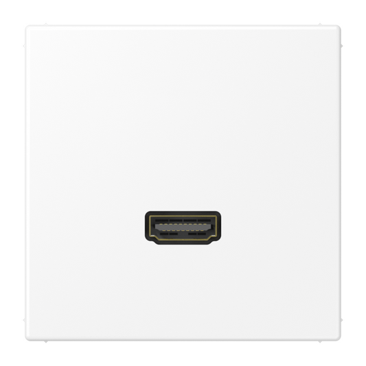 Multivides termināls HDMI, matēts sniegbalts, LS990